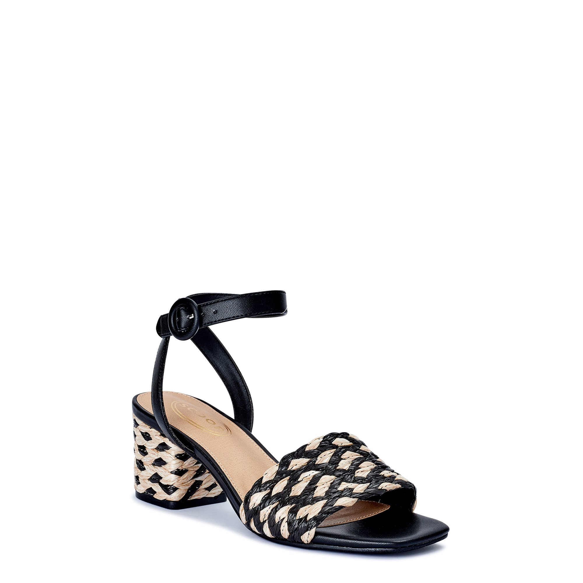 Scoop Women's Jute Wrapped Block Heel Sandal | Walmart (US)