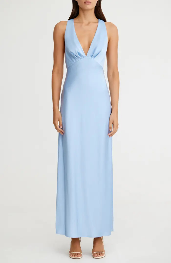 Significant Other Lucile Sleeveless Satin Maxi Dress | Nordstrom | Nordstrom