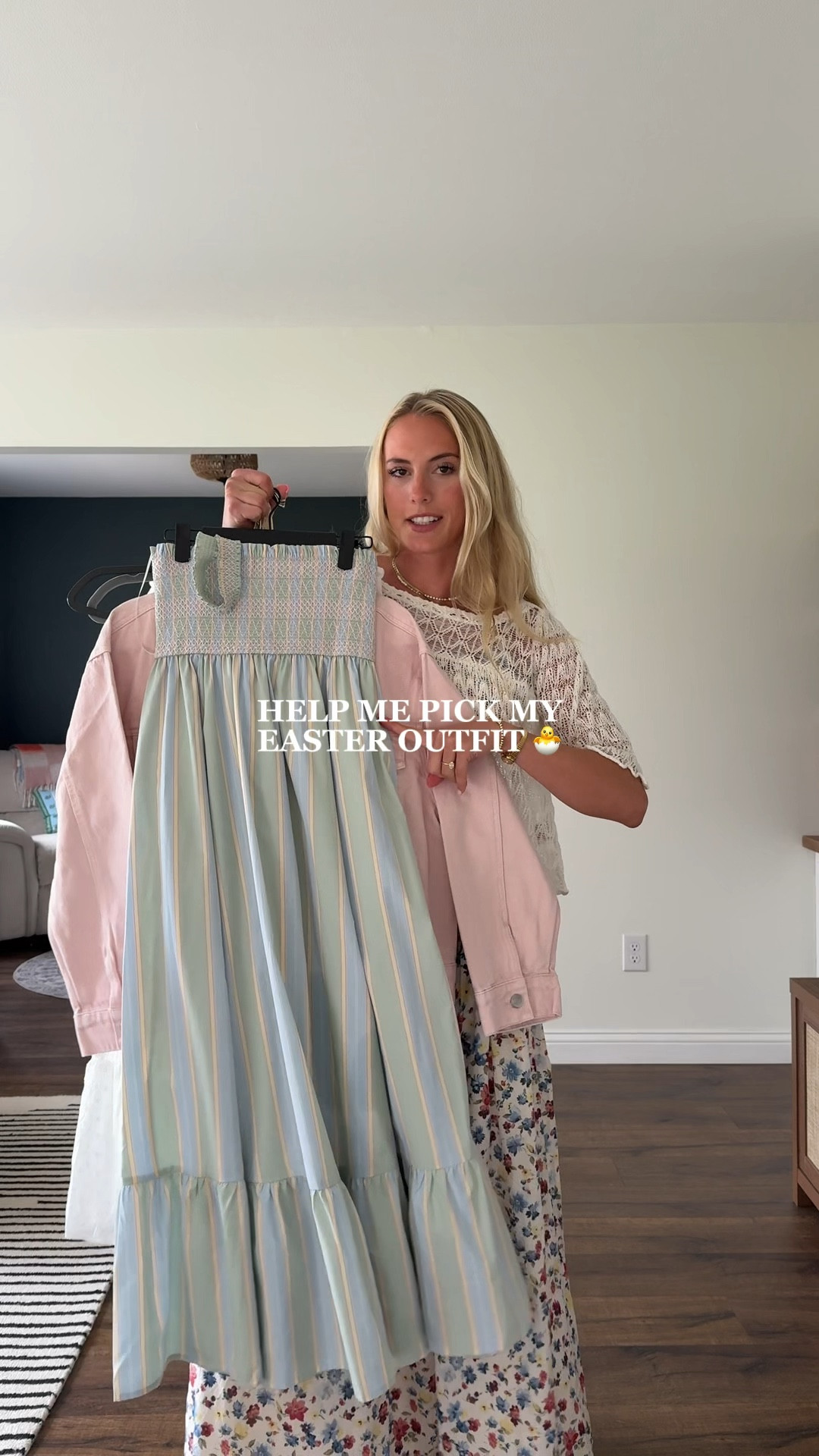 Help me decide what to wear on Easter! 🐣🪻🍓 linked some similar items of the skirt & top that are sold out! 

#LTKTall #LTKootd #LTKSeasonal