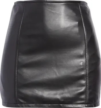 Faux Leather Miniskirt | Nordstrom
