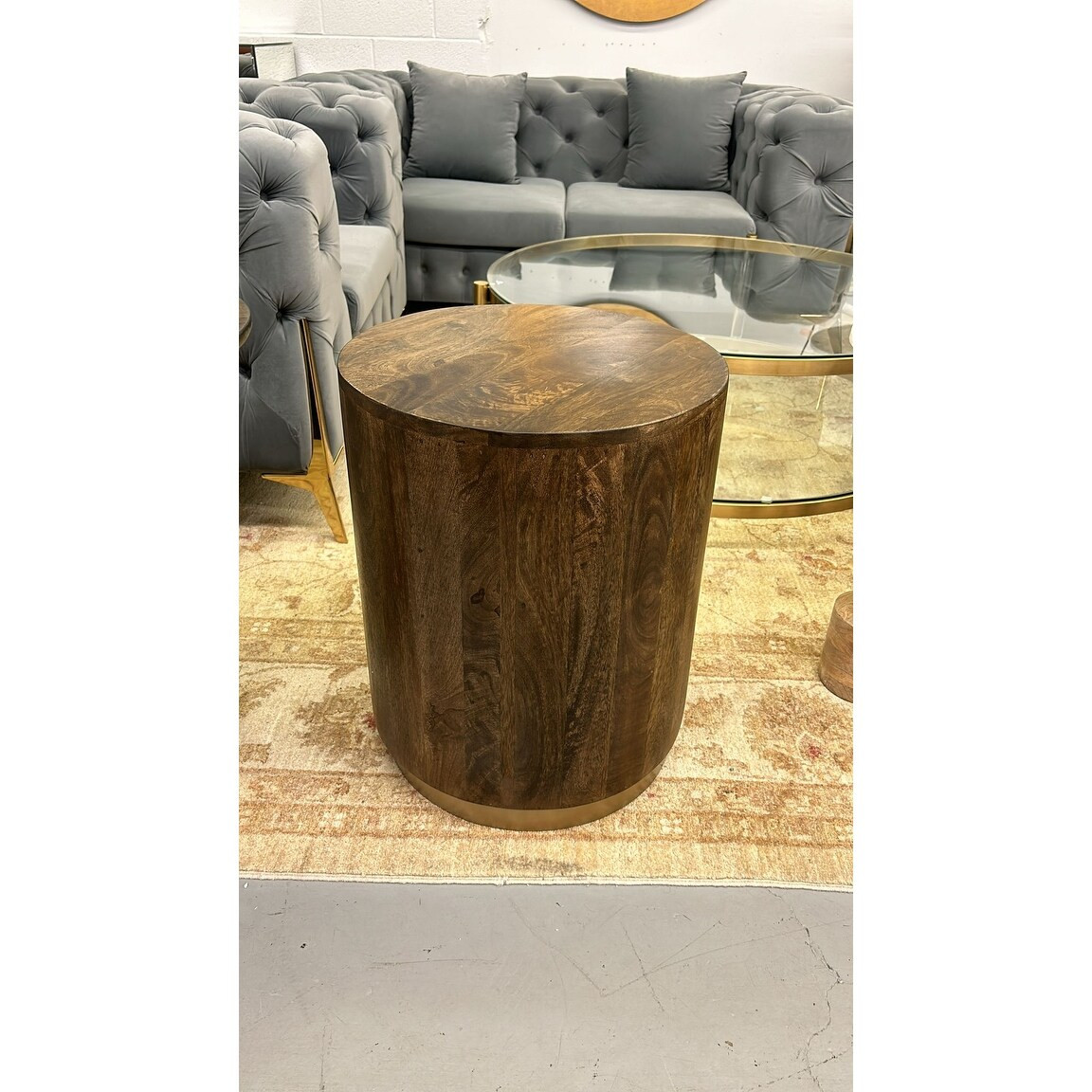 Porter Round Wooden Side Table | Bed Bath & Beyond