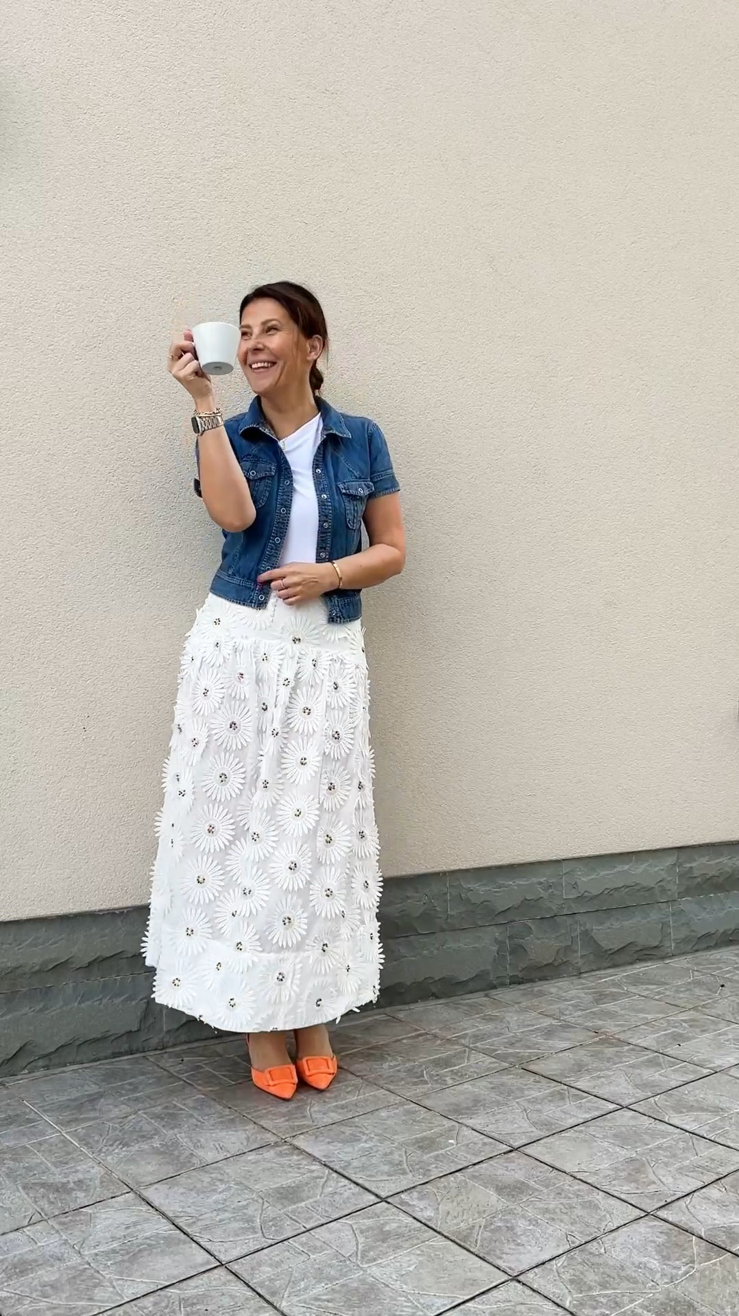 Summer vibes are in full swing and I finally found the perfect white skirt. 
The floral details paired with intricate beadwork make it an absolute dream. 


#LTKOver40 #LTKStyleTip #LTKWorkwear