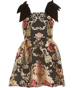 GB Big Girls Baroque Floral Dress | Dillard's | Dillard's