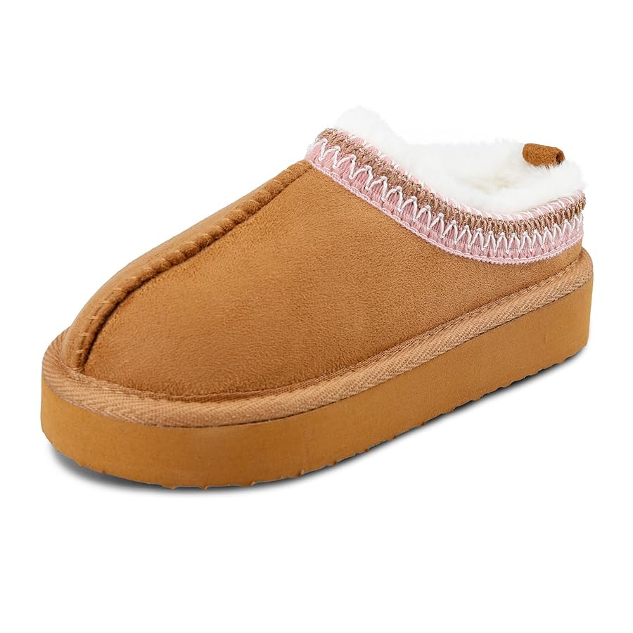 Jessica Simpson Girl's Slip-On Clog 1" Platform Slipper, Memory Foam, Indoor/Outdoor Sole | Amazon (US)
