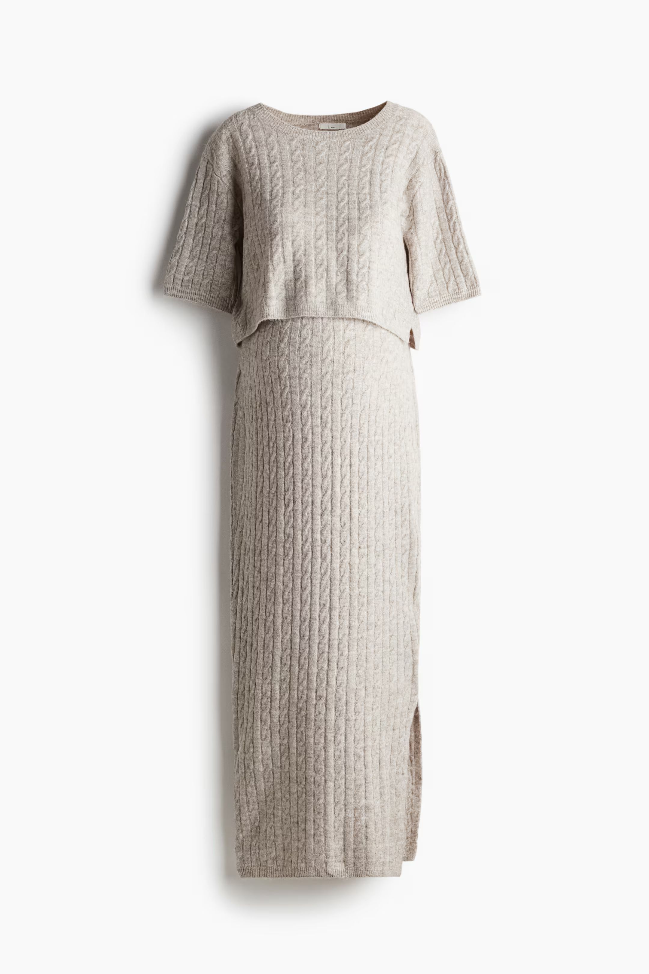 MAMA 2-piece cable-knit set | H&M (UK, MY, IN, SG, PH, TW, HK)