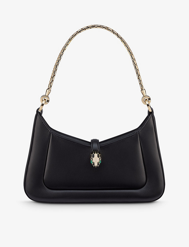 Serpenti Baia small leather shoulder bag | Selfridges