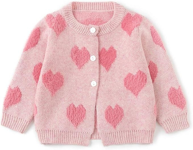 Simplee kids Baby Sweater Cable-Knit Baby Cardigan Coat for Autumn Fall 3M-3T | Amazon (US)