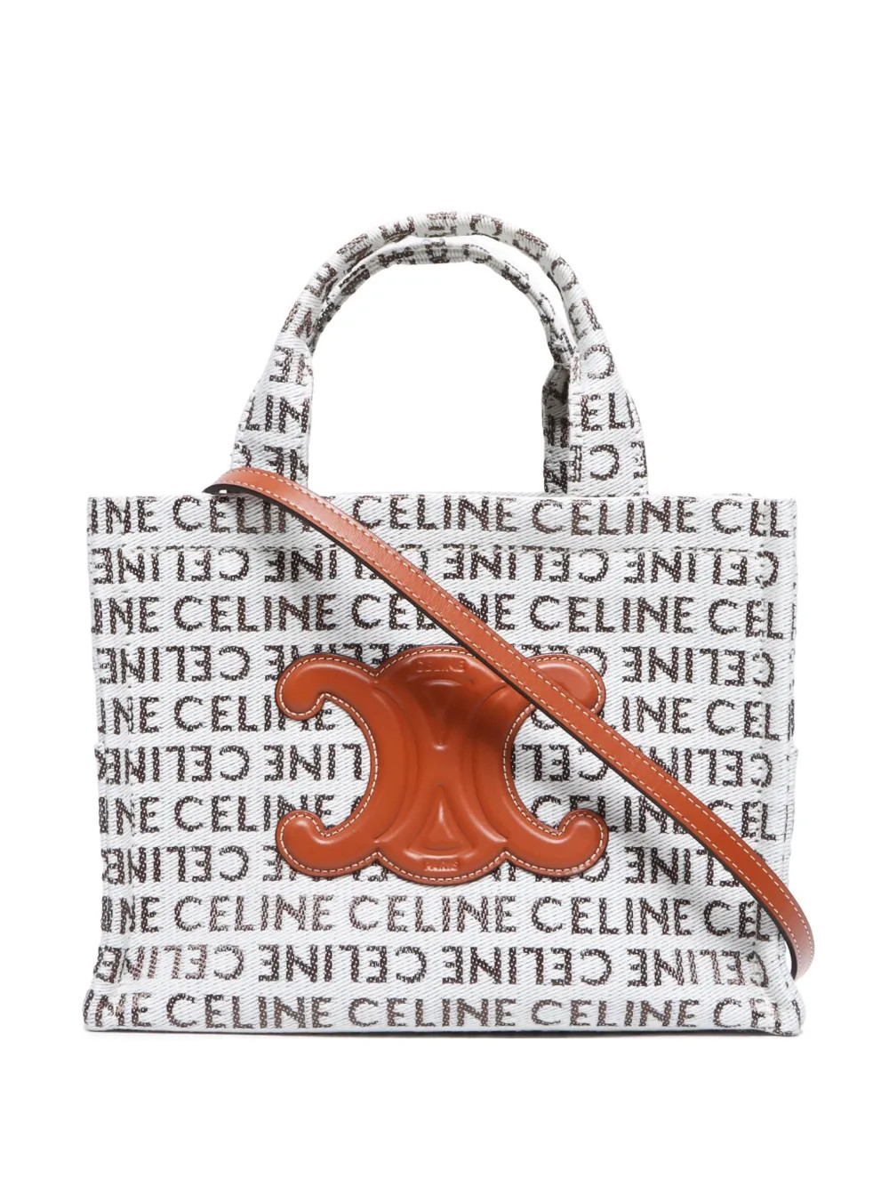 Celine Pre-Owned 2010-2025 Cabas Thais tote bag - White | Farfetch Global