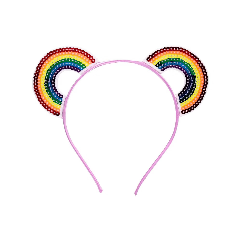 Pride Double Rainbow Wearable Party Headband | Target