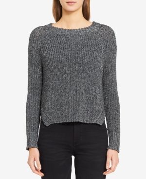 Calvin Klein Jeans High-Low Metallic-Detail Sweater | Macys (US)