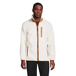 Men's Sherpa Fleece Full Zip Jacket | Lands' End (US)