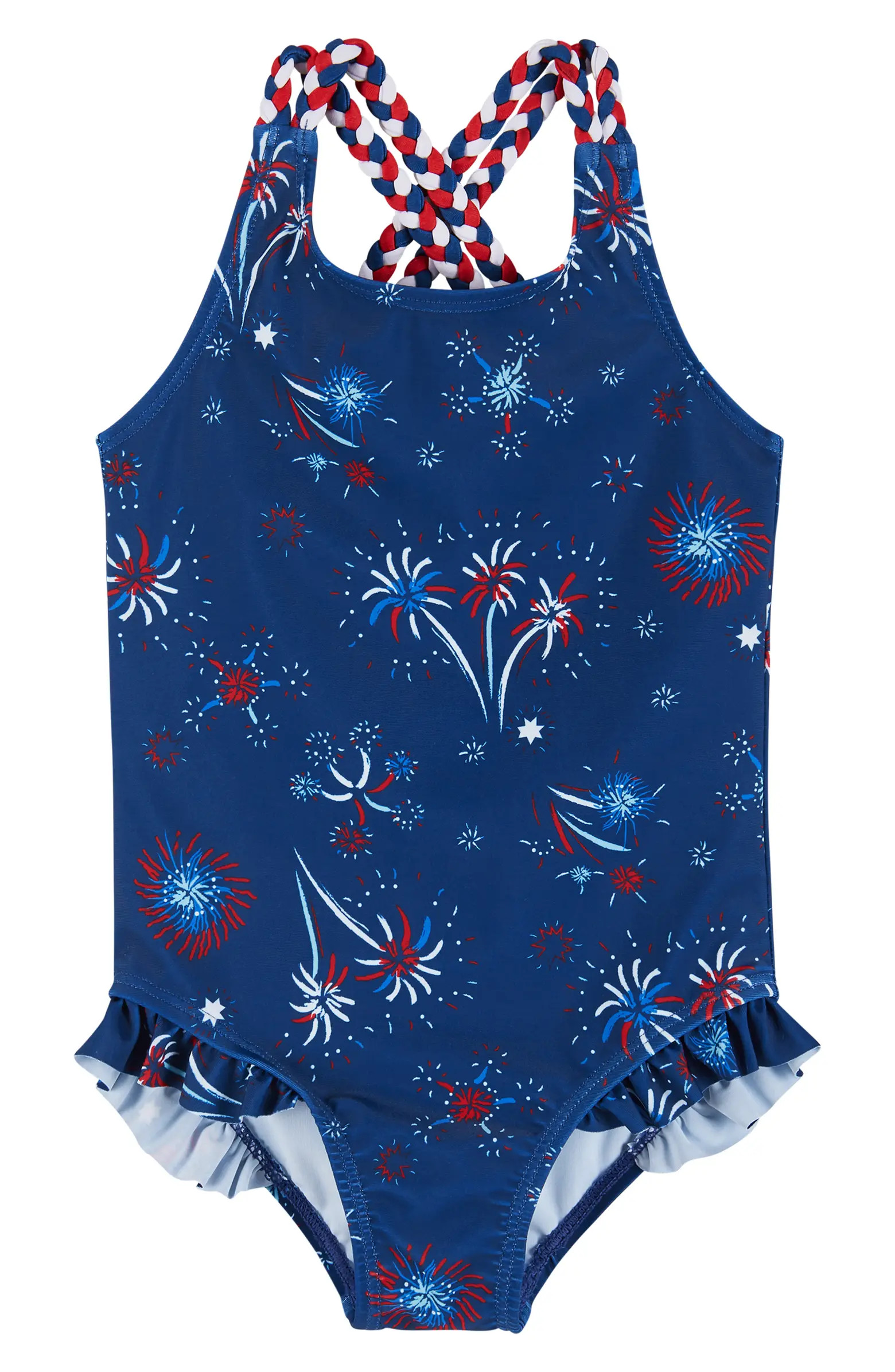 Andy & Evan Kids' Patriotic One-Piece Swimsuit | Nordstrom | Nordstrom
