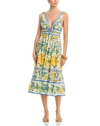 FARM Rio Emily Midi Dress | Bloomingdale's Women | Bloomingdale's (US)
