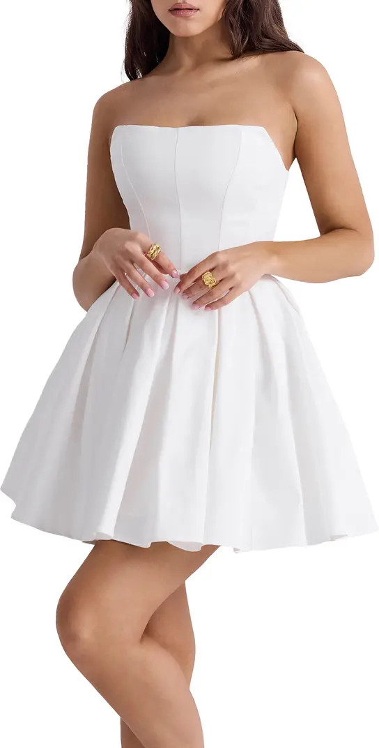 Emmanuela Strapless Cocktail Minidress | Nordstrom