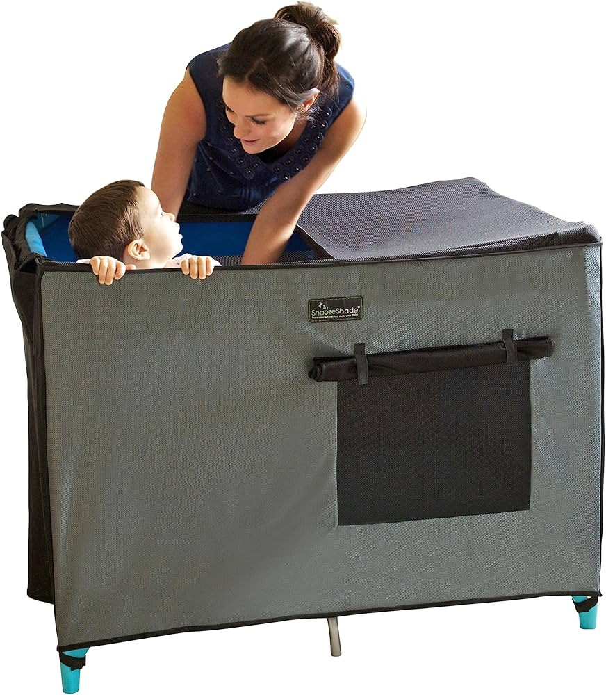 SnoozeShade Pack and Play Blackout Tent - Crib Canopy for Toddler Travel Bed, Award-Winning and S... | Amazon (US)