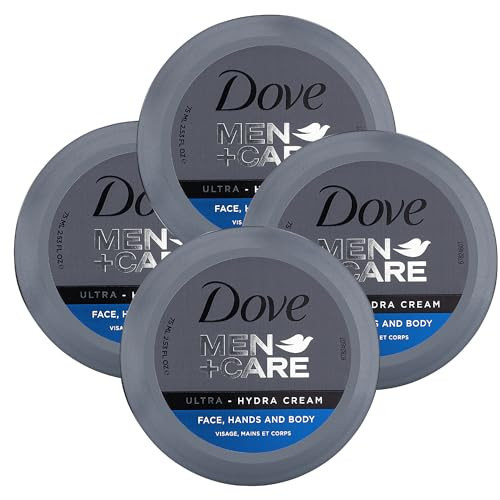 Dove Men+Care Ultra-Hydra Cream with 24 Hour Moisturization, 2.53 FL OZ (Pack of 4) | Amazon (US)