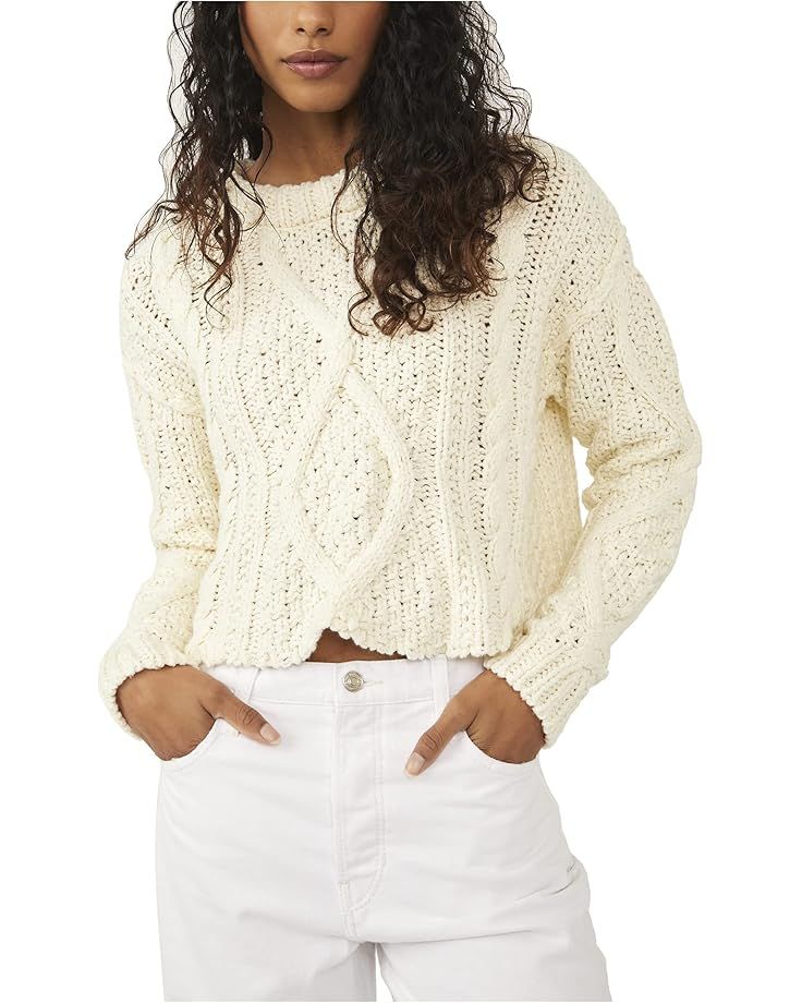 Free People Cutting Edge Cable Sweater | Zappos
