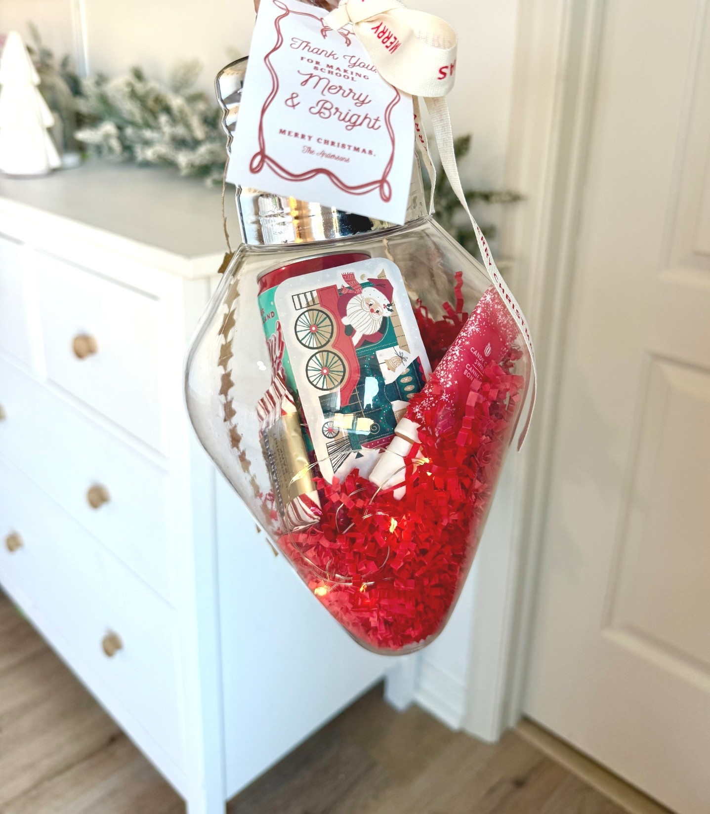 Jumbo plastic ornament fillable DIY Christmas gifts for teachers, neighbors, friends, etc #christmas #DIY   

#LTKHoliday #LTKGiftGuide #LTKSeasonal #LTKSeasonal #LTKGiftGuide #LTKHoliday

#LTKHome #LTKGiftGuide #LTKHoliday