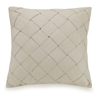 Ayesha Curry 20"X20" Modern Ombre Basketweave Throw Pillow Tan | Target