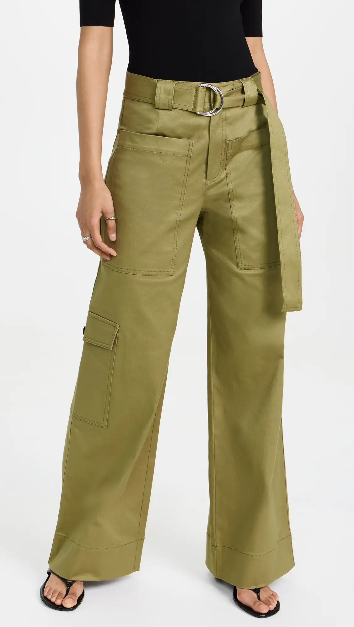 Proenza Schouler White Label Cotton Twill Cargo Pants | Shopbop | Shopbop