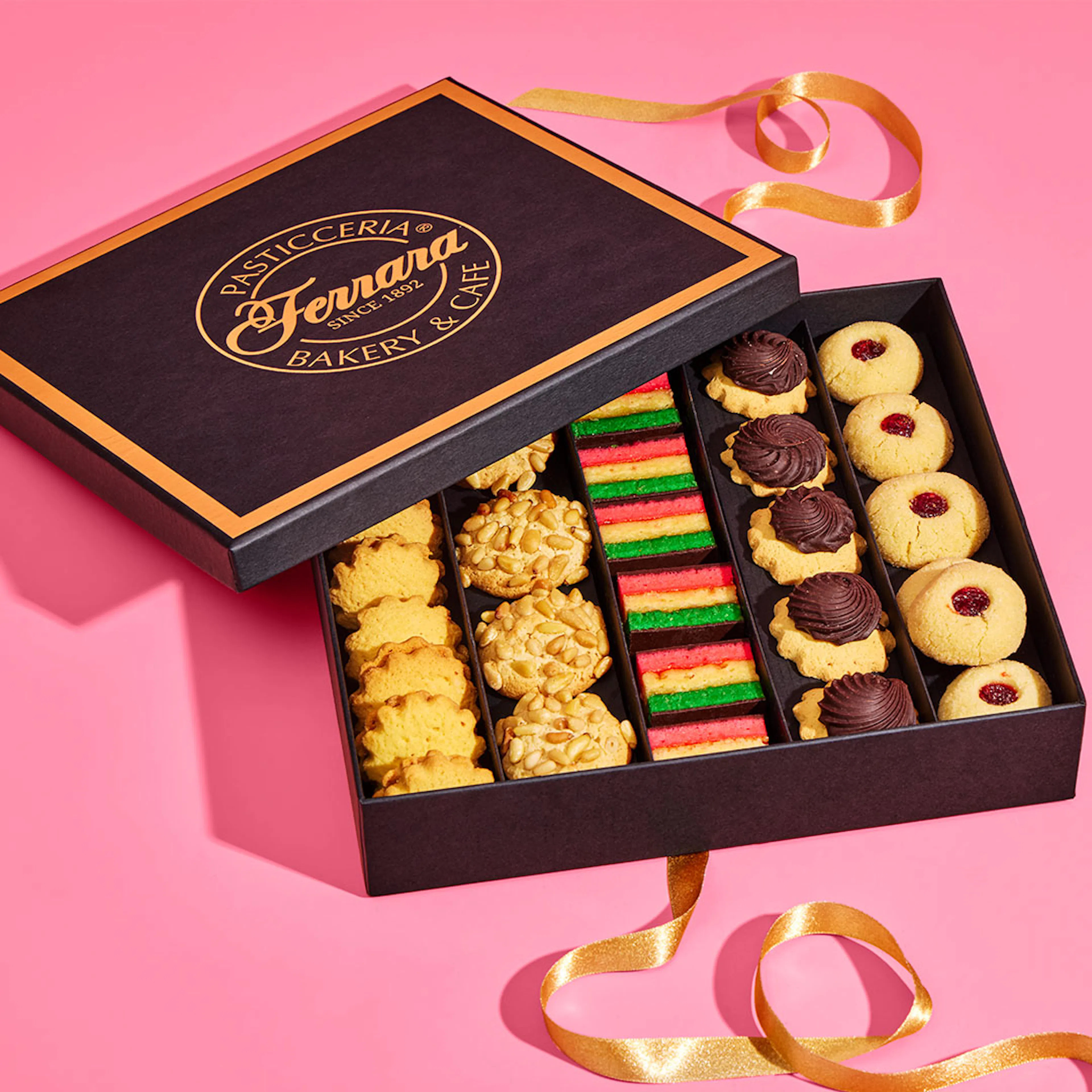 Italian Cookie Tray - 2 lbs. by Ferrara Bakery | Goldbelly | Goldbelly