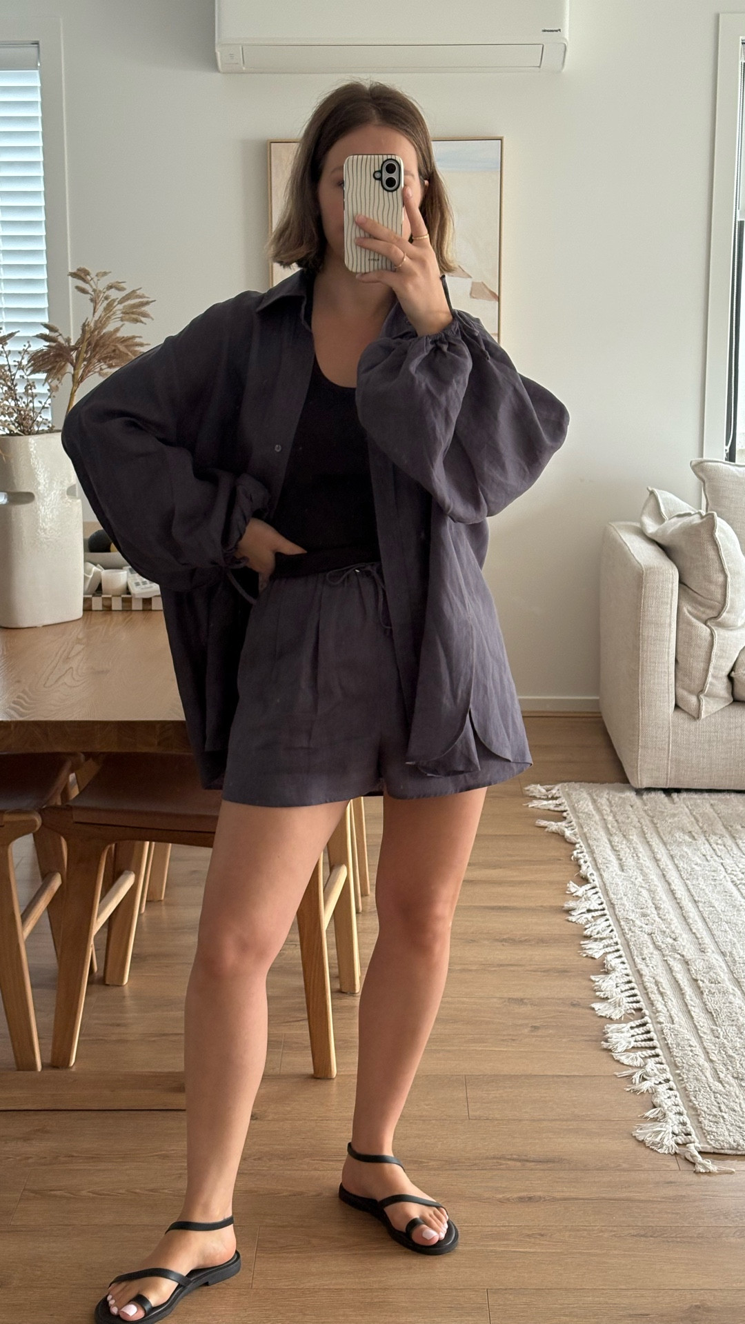 Tank - size S 
Pants- size 10 
Shirt - Size 8 
Shorts - Size 8 