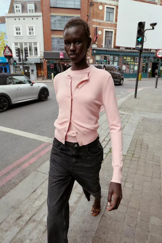 STRICKJACKE MIT BLUMENKNÖPFEN | Zara DE