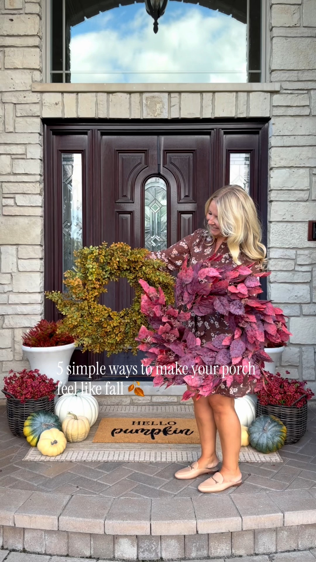 5 simple ways to make your porch feel like fall & most realistic faux pumpkins 🍂

#frontporch #falldecor #pumpkins #amazonfinds #fallhomedecor

#LTKHome #LTKSeasonal