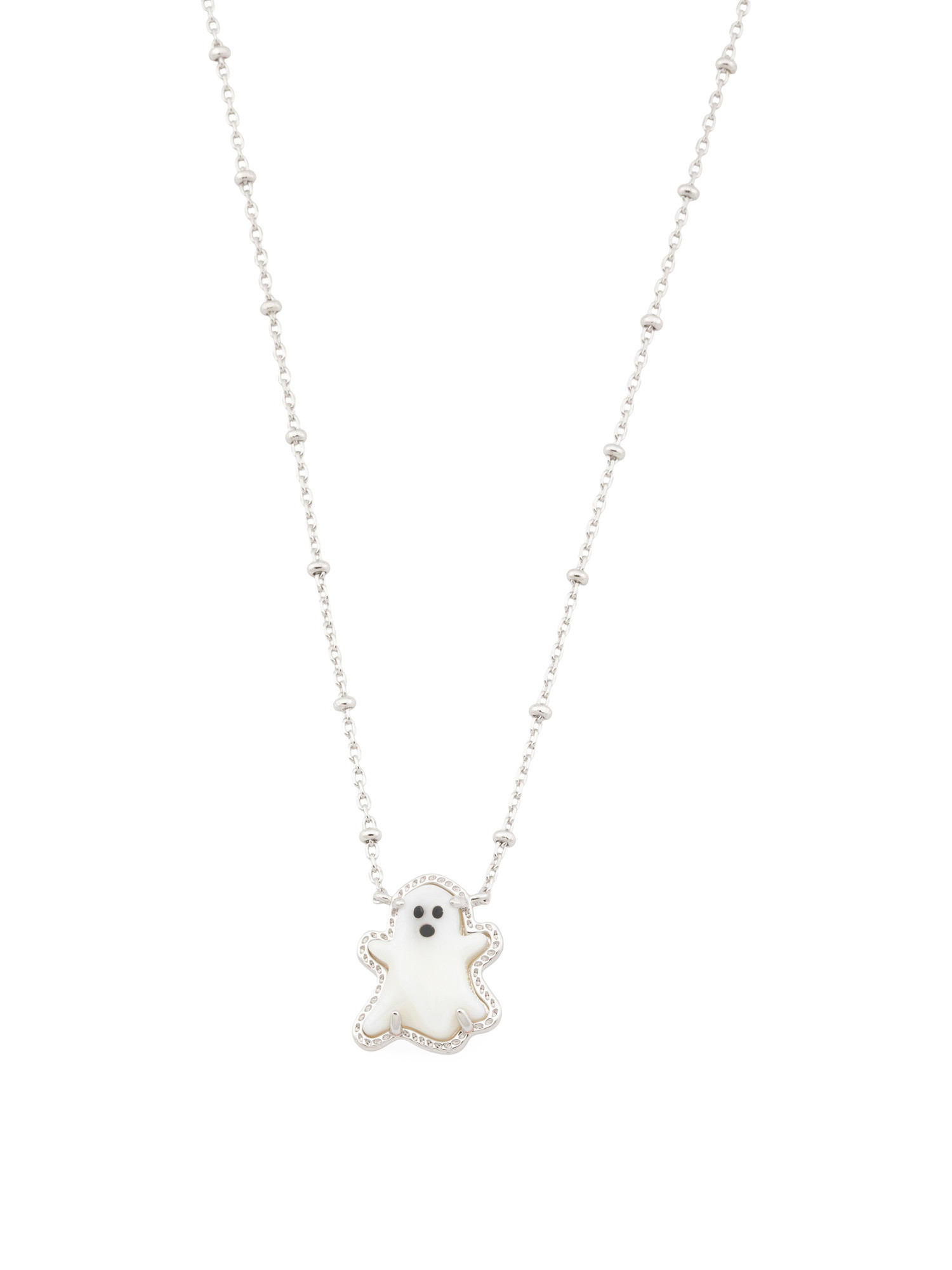 Silver Ghost Short Pendant Necklace | TJ Maxx