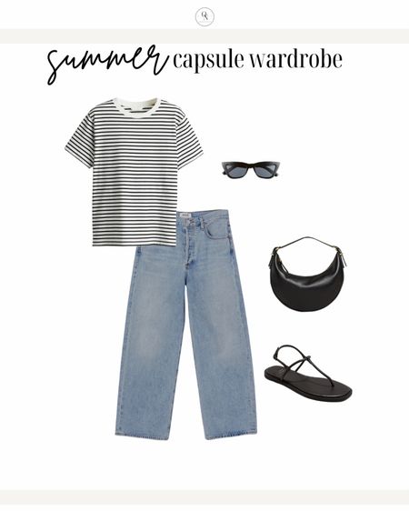 Summer is almost here! Summer and late spring outfit ideas from the summer capsule wardrobe. Here is the summer capsule checklist to make getting dressed effortless this summer: 

basic white t-shirt (cropped from madewell)
ribbed tanks  (black + white)
blazers  (black + white)
striped t-shirt
button downs (white + blue)
Amazon two-piece linen set (short or long)
AG denim shorts
Levi’s ribcage white denim jeans
H&M trouser shorts (white + black)
Agolde wide leg denim jeans in disclosure 
cognac sandals (Hermes dupe at target)
black slides
woven heels
fashion sneakers
sunglasses (tortoise + black)
Madewell classic cognac tote
Madewell black mini handbag
Madewell straw bag
Amazon or Left on Friday black swimsuit
Abercrombie swimsuit cover-up

Summer outfits women, summer outfits casual, summer outfits cute, summer outfits classy, resort outfits, summer outfits for mom, summer capsule wardrobe, summer capsule women, summer outfits for work, summer outfits trendy, beach summer outfits, summer outfits jeans, white jeans summery, outfits with trouser shorts, summer outfits for vacation, vacation outfits, summer shorts, what to wear this summer, key staples to wear this summer, summer tops, summer shorts, summer looks 


#LTKxMadewell #LTKSeasonal