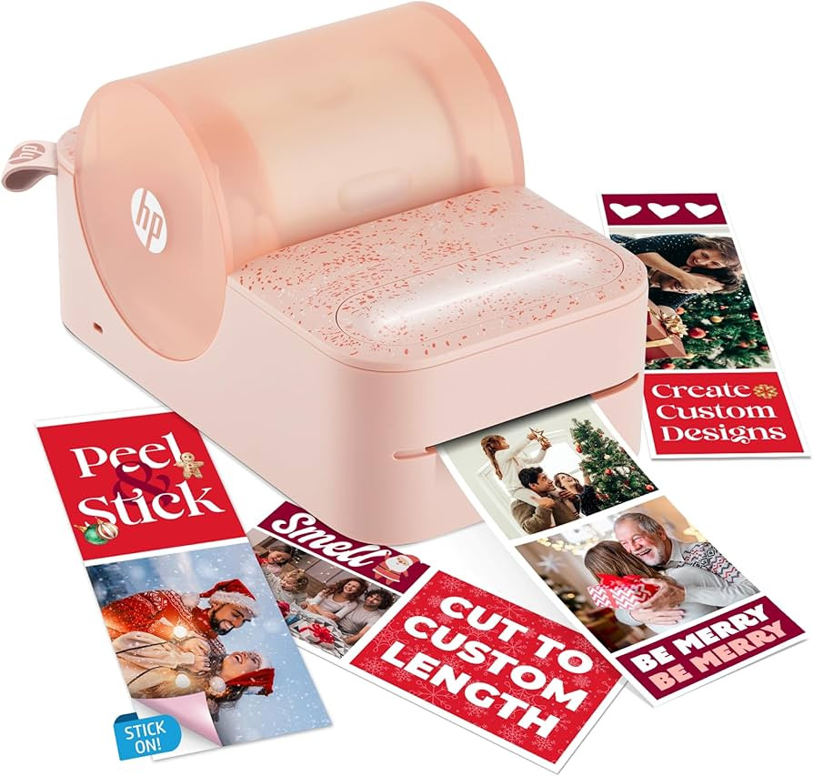 HP Sprocket Panorama Instant Portable Color Label & Photo Printer (Pink) Personalize Prints 2” ... | Amazon (US)