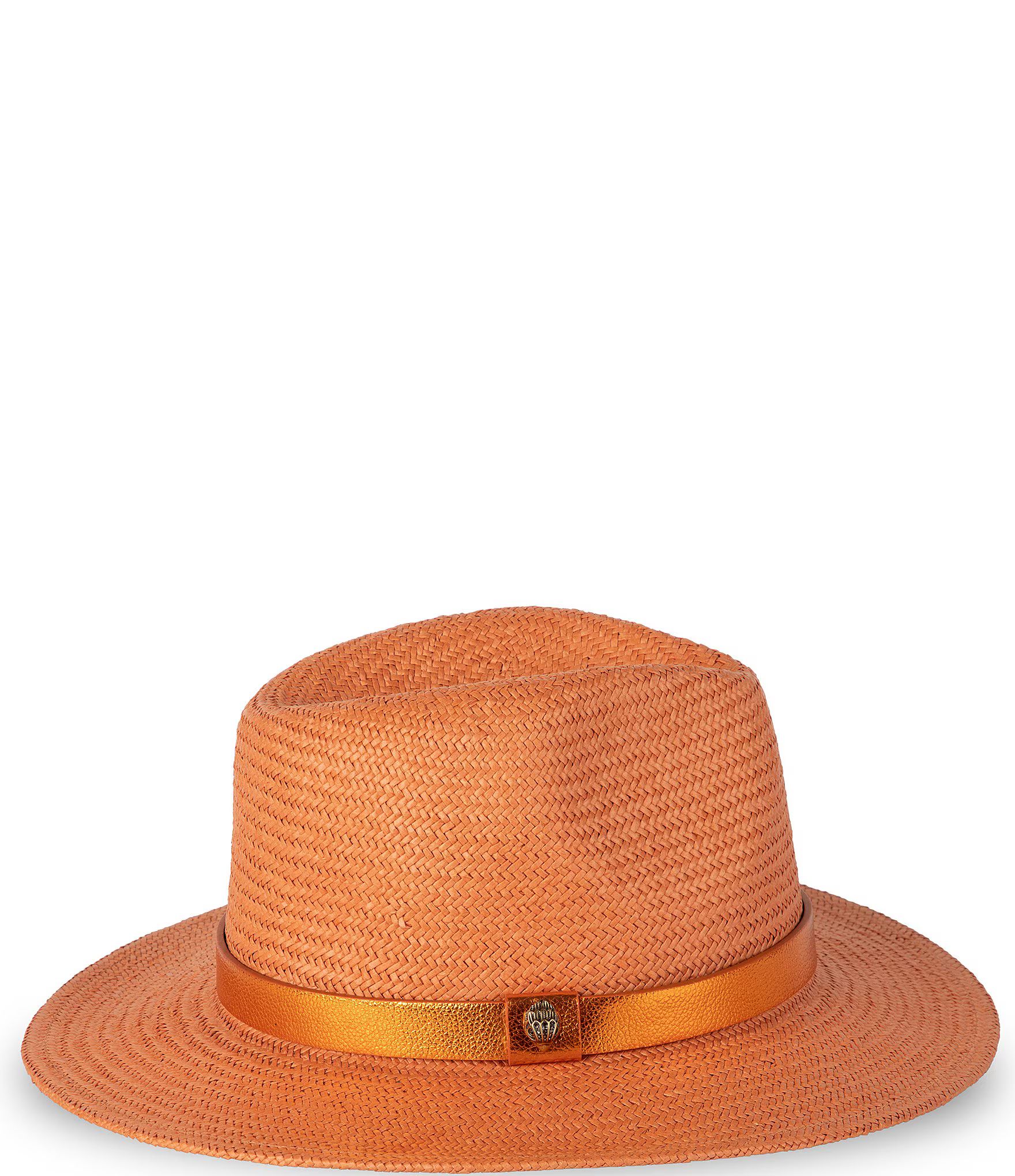 Kurt Geiger London Drenched Straw Fedora Hat | Dillard's | Dillard's
