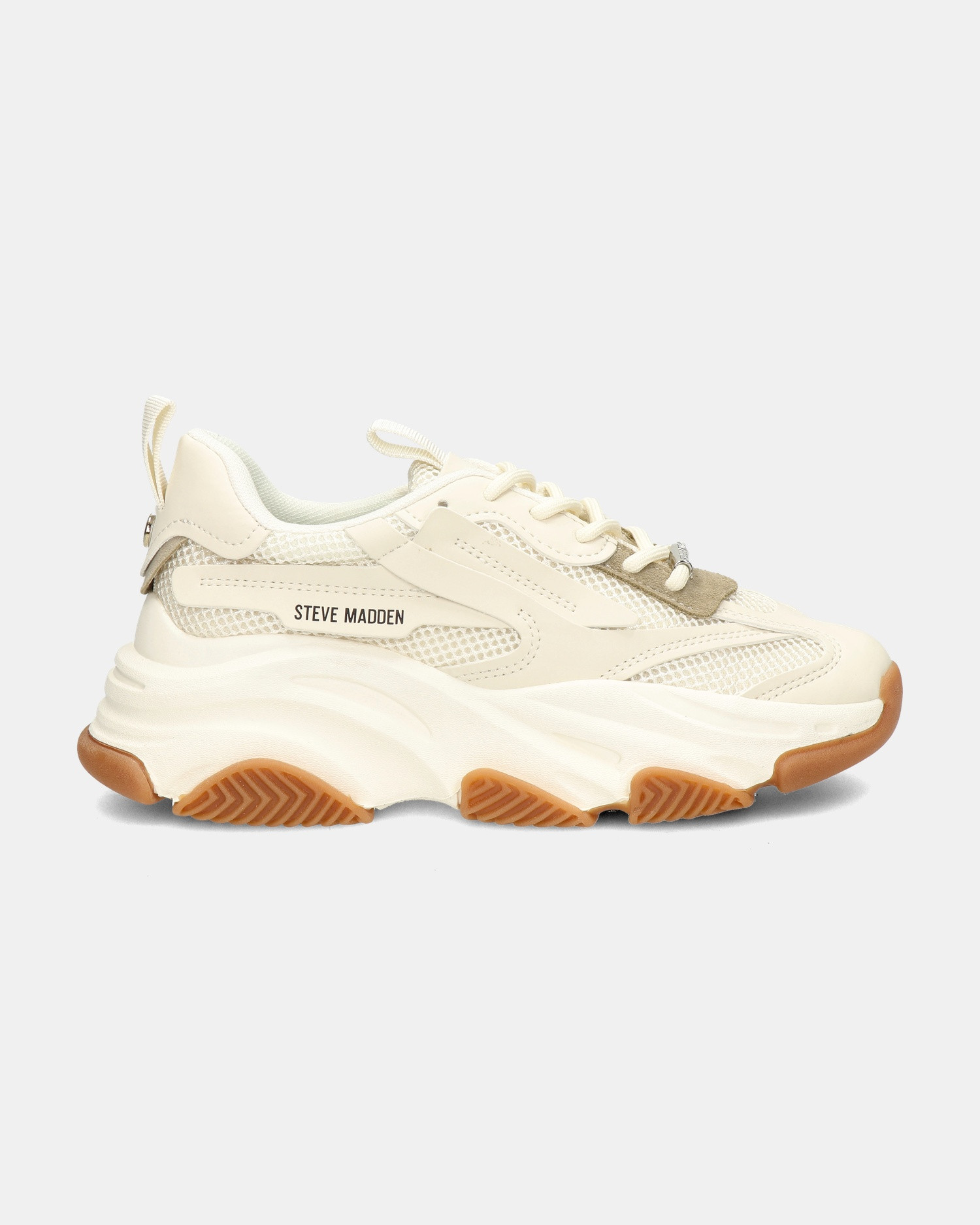 Steve Madden Possession-E - Lage sneakers voor dames - Wit | Nelson Schoenen NL