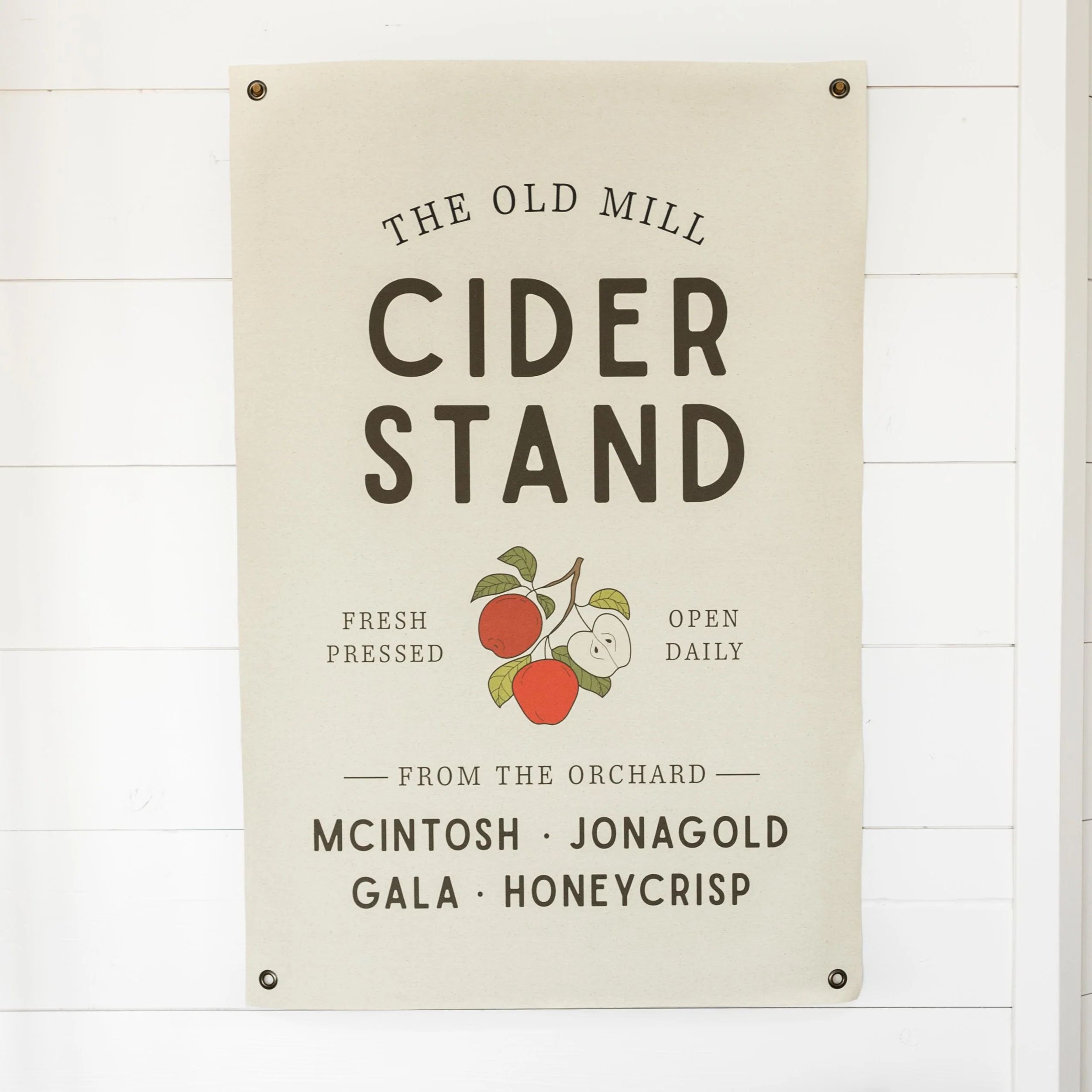 Cider Stand | Canvas Banner | Joyfully Said