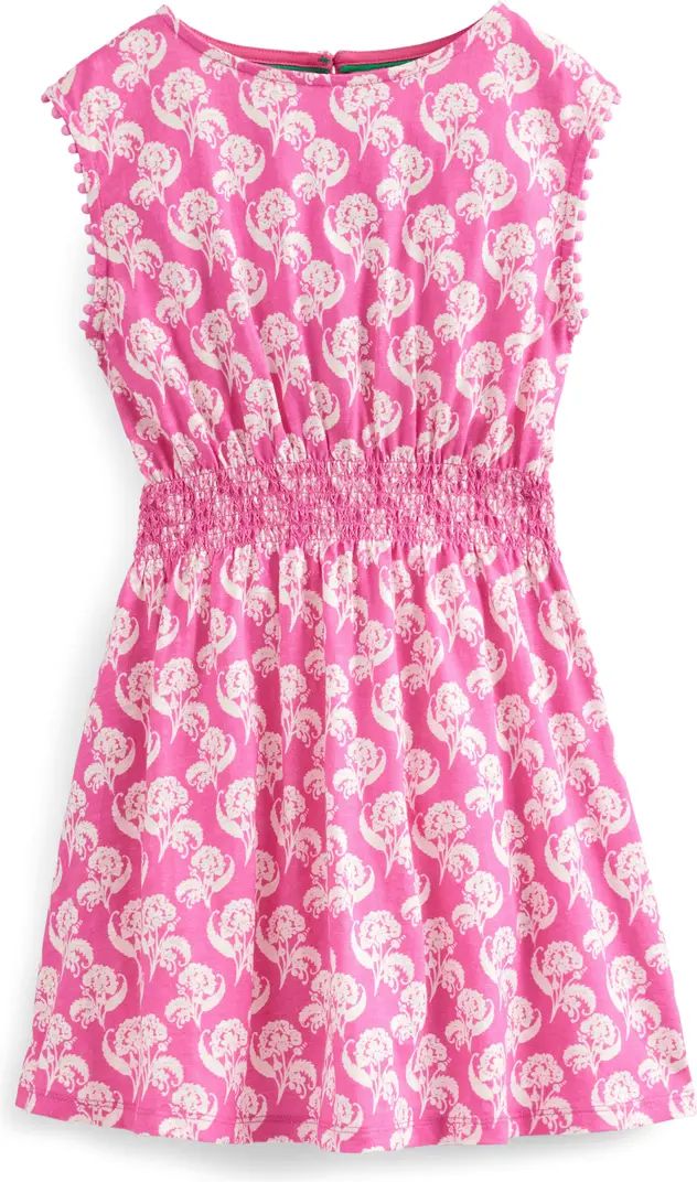 Mini Boden Kids' Floral Cap Sleeve Dress | Nordstrom | Nordstrom