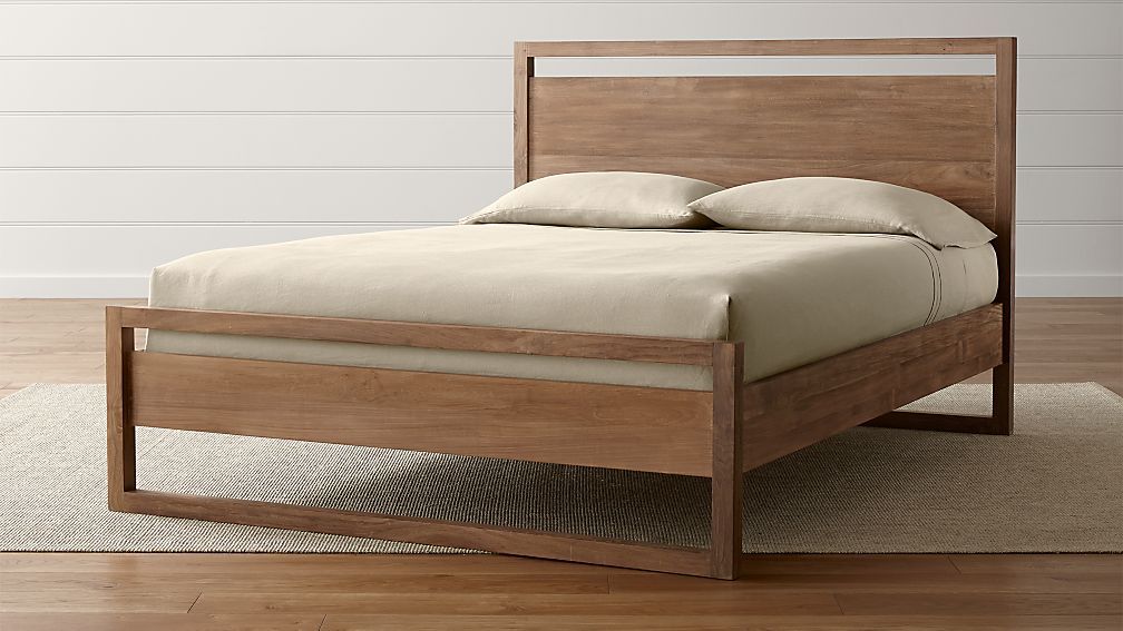 Linea II Queen Bed | Crate & Barrel