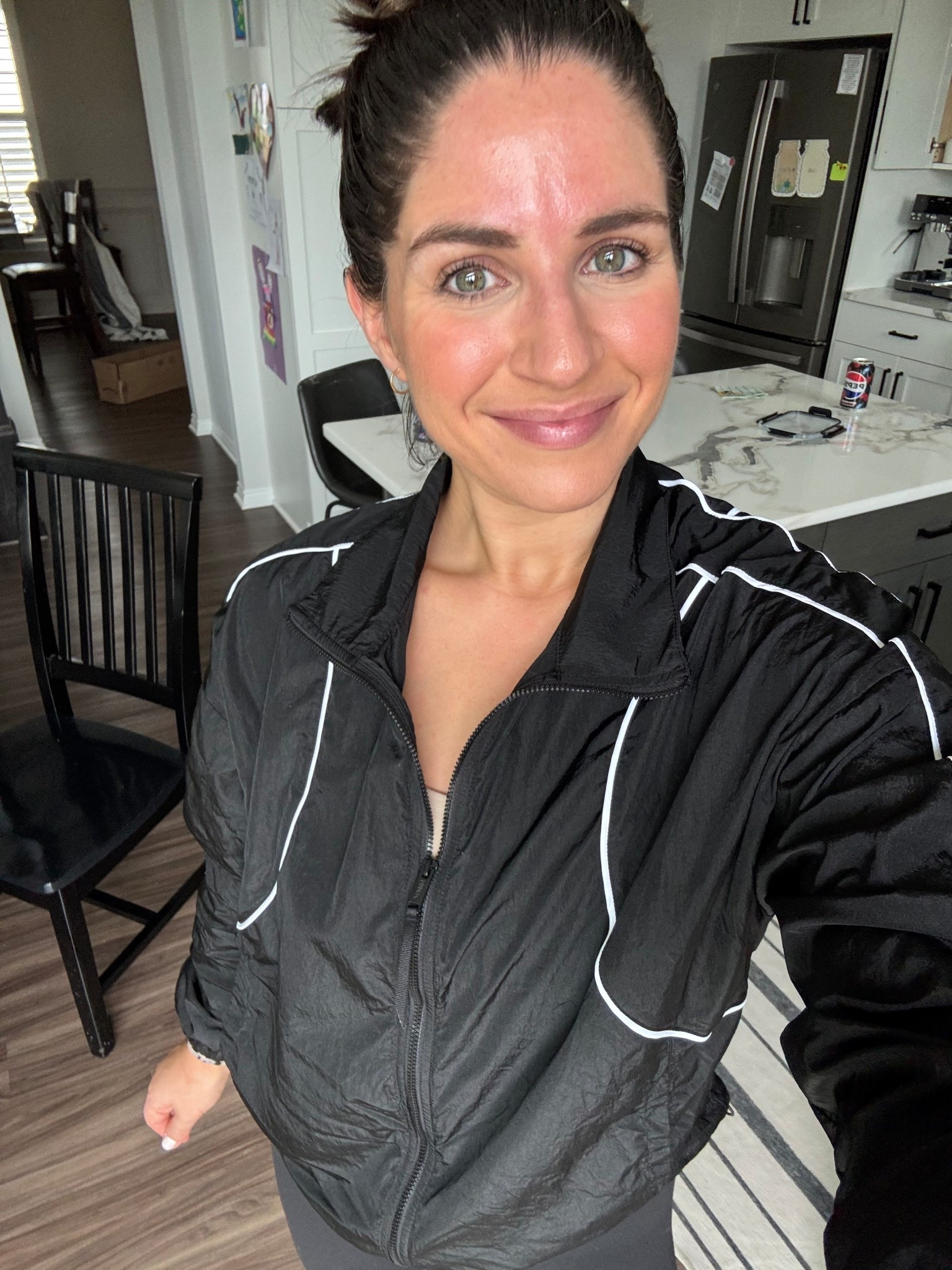 $20 track jacket from Walmart ! 

#LTKActive #LTKootd #LTKmomlife