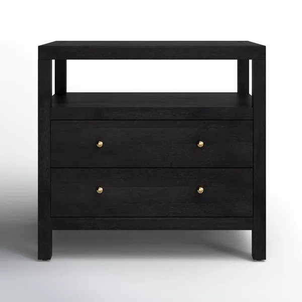 Celine 28" 2-Drawer Nightstand | Wayfair North America