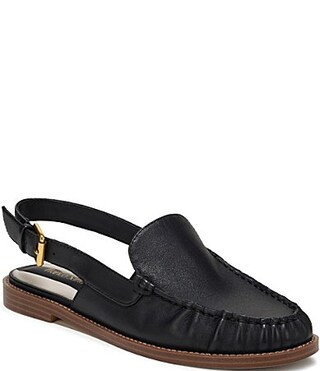 Franco Sarto Sully Leather Slingback Loafers - 9 | Dillard's