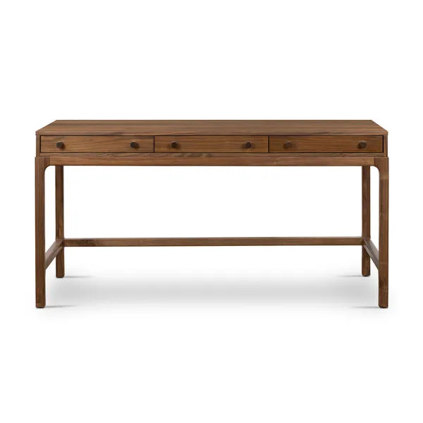 Arturo Natural Walnut Traditional Desk | Scout & Nimble