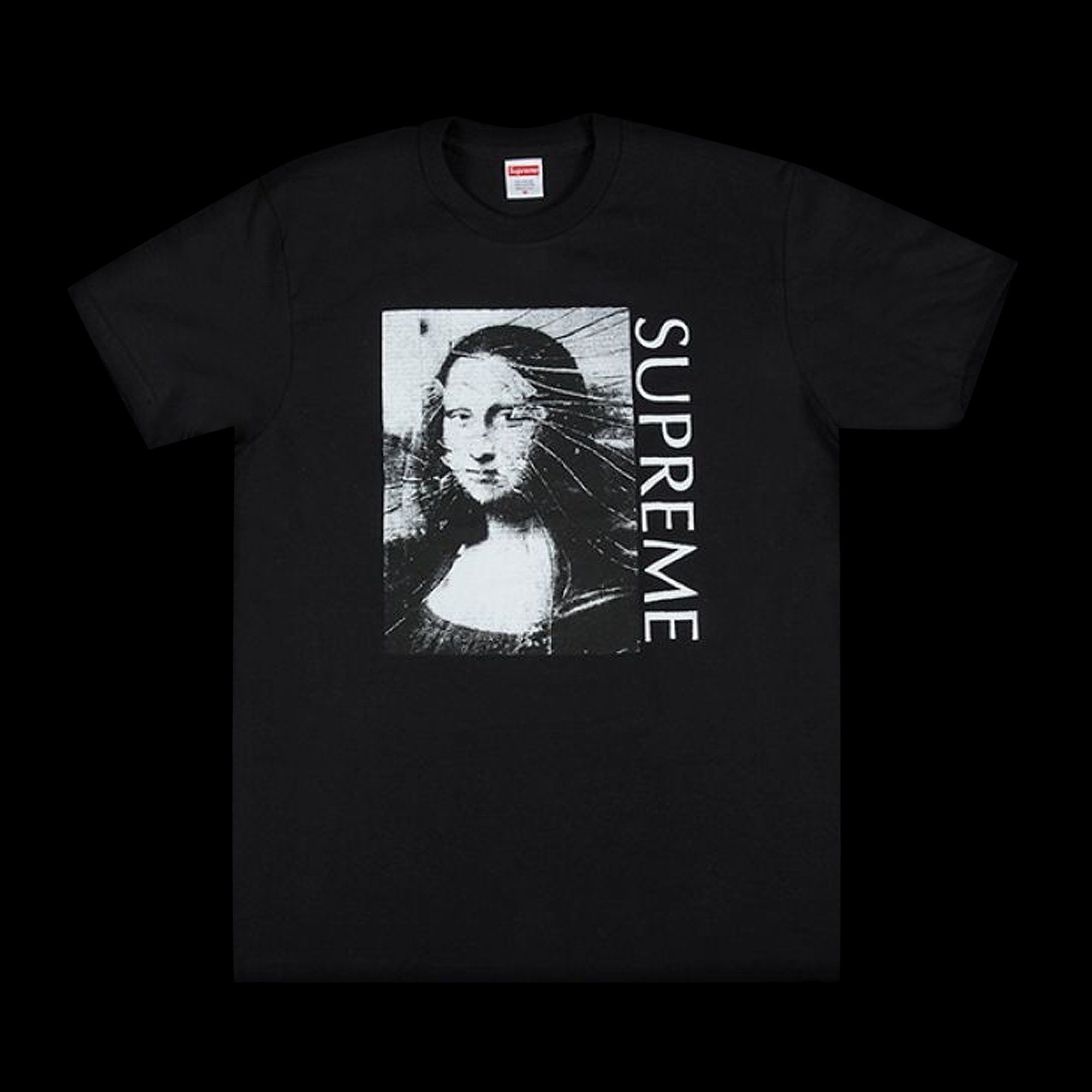 Supreme Mona Lisa T-Shirt 'Black' | GOAT