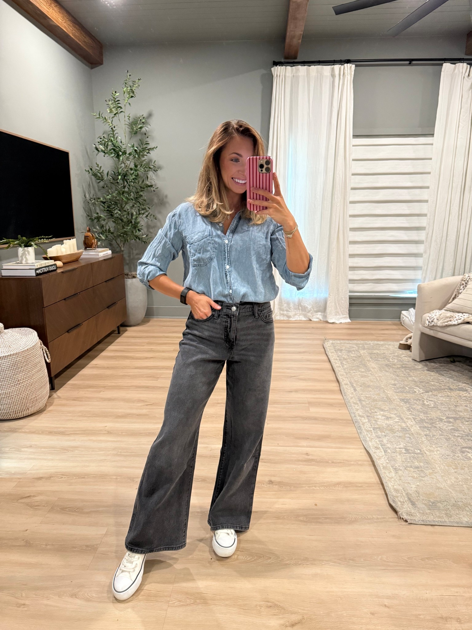 Today’s outfit is all Walmart! Size zero pants XS top 

#LTKWorkwear #LTKStyleTip #LTKFindsUnder50