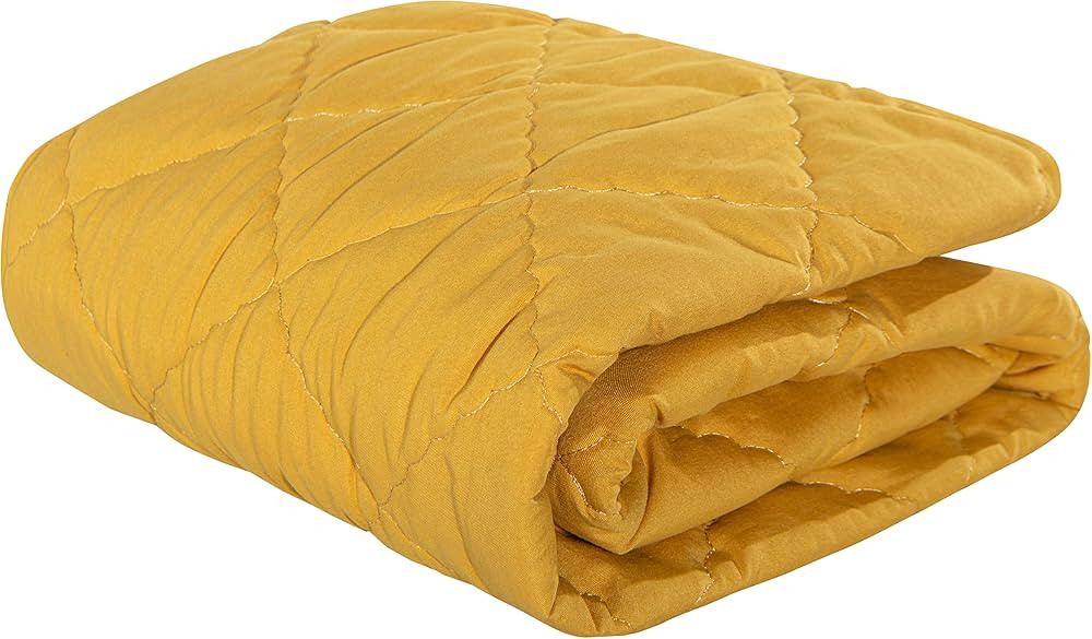 NTBAY Down Alternative Toddler Comforter, Lightweight and Warm Solid Color Baby Crib Quilted Blan... | Amazon (US)