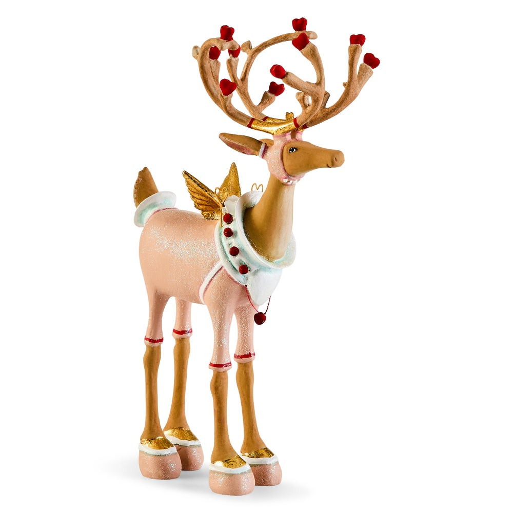 Patience Brewster Dash Away Cupid Reindeer Figure | MacKenzie-Childs