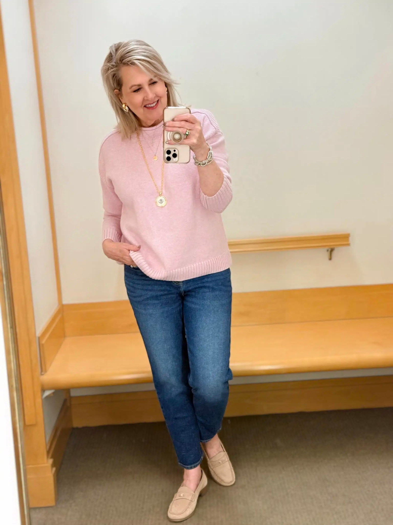 Try on haul from Talbots! New Winter arrivals. My pink sweater is perfect for Valentine’s Day and I’m wearing a size medium. My jeans are a size 8.

#LTKgrwm #LTKOver40 #LTKSeasonal