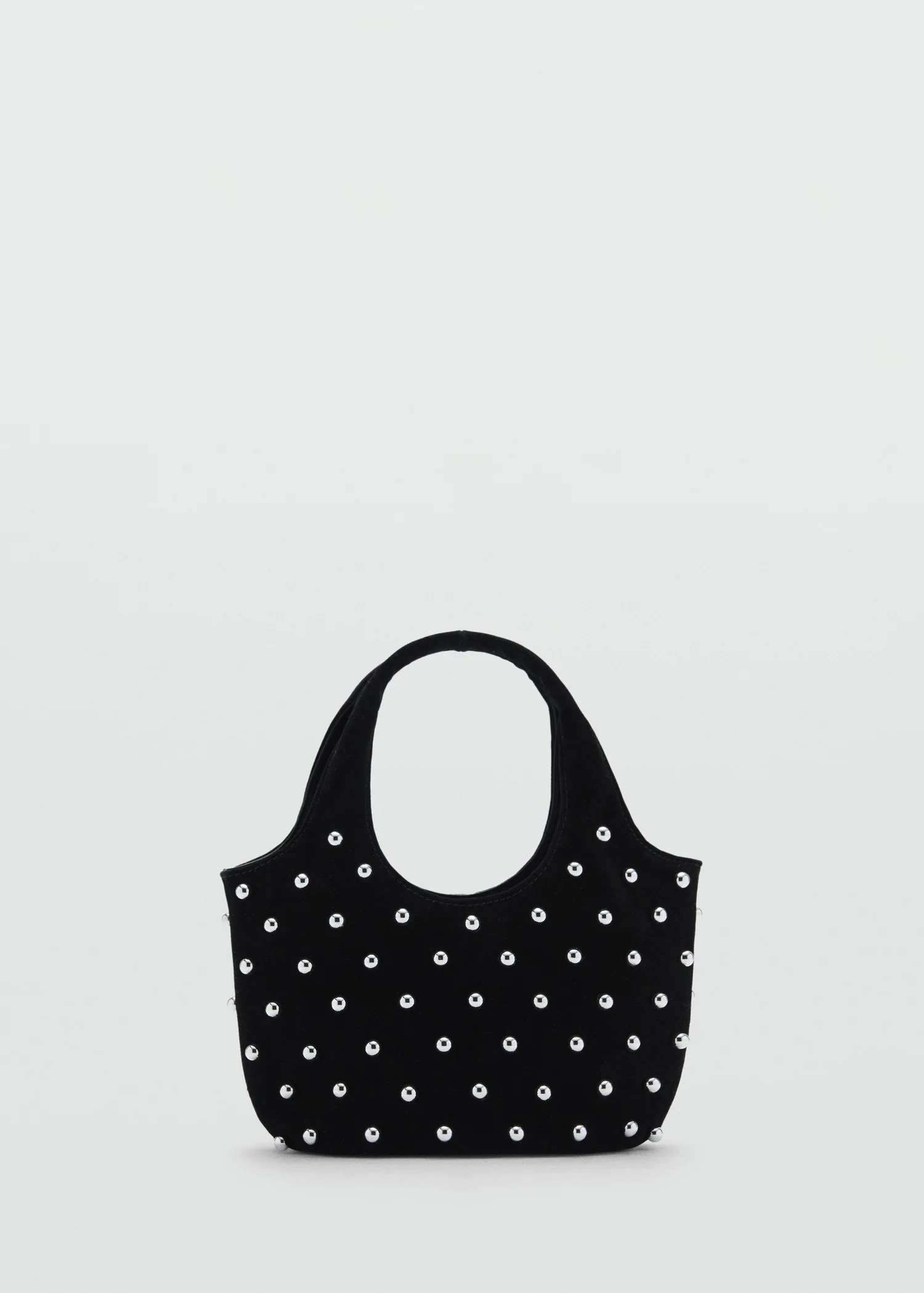 Handbag with decorative studs - Women | MANGO United Kingdom | MANGO (UK)