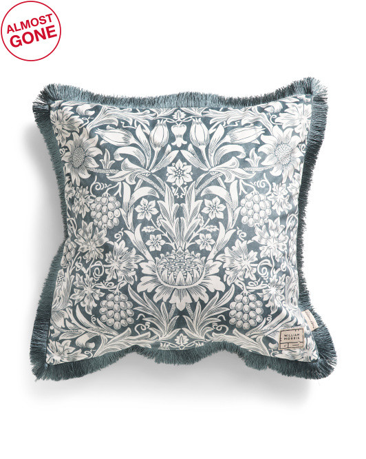 22x22 Sunflower Fringe Pillow Cover | TJ Maxx