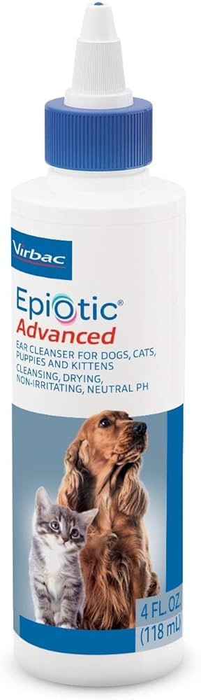 Virbac EPIOTIC® Advanced Ear Cleanser | Powerful and Gentle Cleanser For Dogs and Cats of all ag... | Amazon (US)
