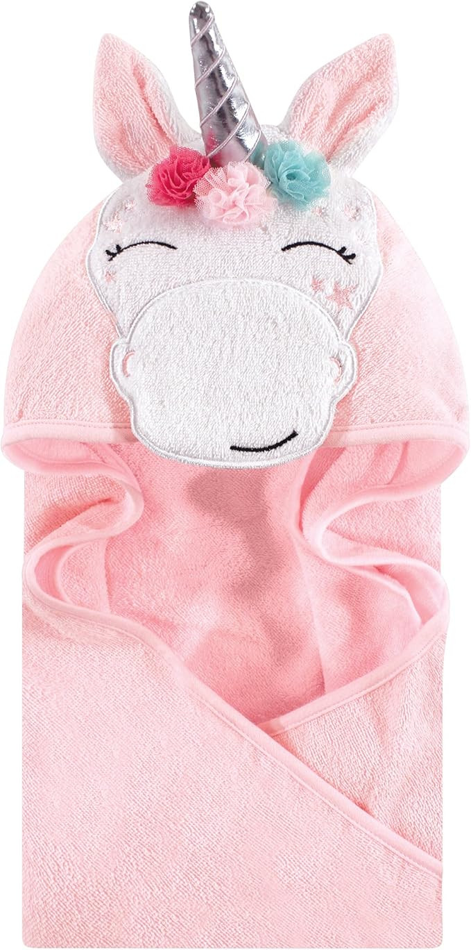 Hudson Baby Cotton Animal Face Hooded Towel | Amazon (US)