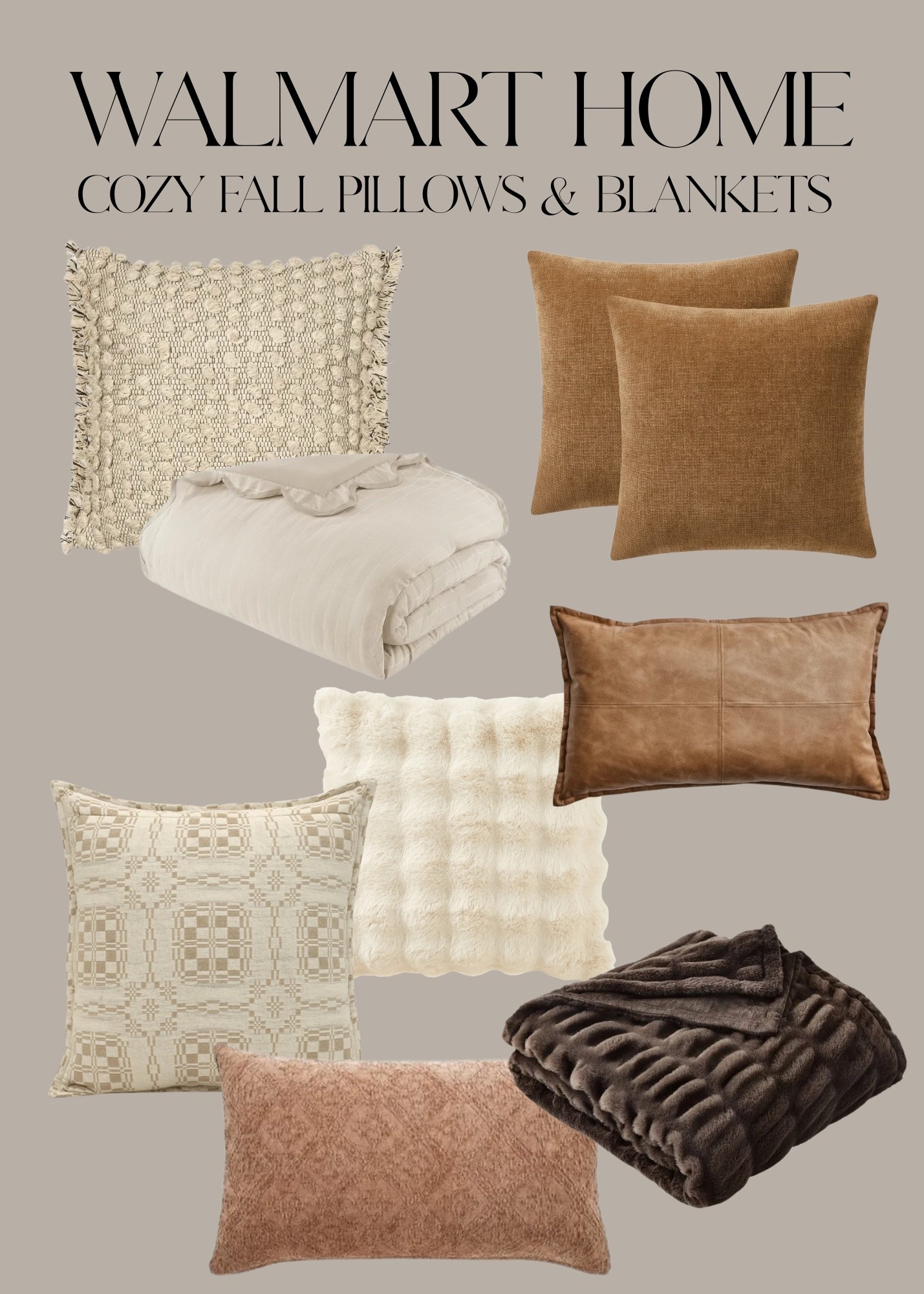 Cozy fall pillows and blankets 

#LTKSeasonal #LTKStyleTip #LTKHome
